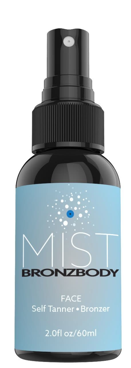 BronzBody Mist Self Tanner And Bronzer for the Face, 2.0 fl. oz.