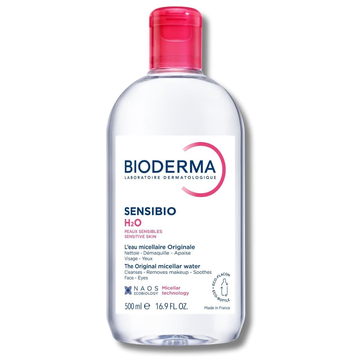 Bioderma Sensibio H2O Make-Up Removing Micellar Water - Sensitive Skin, 500ml
