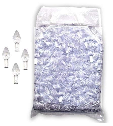 National Artcraft Medium Twist-Style Ceramic Christmas Tree Lights - Assorted Colors