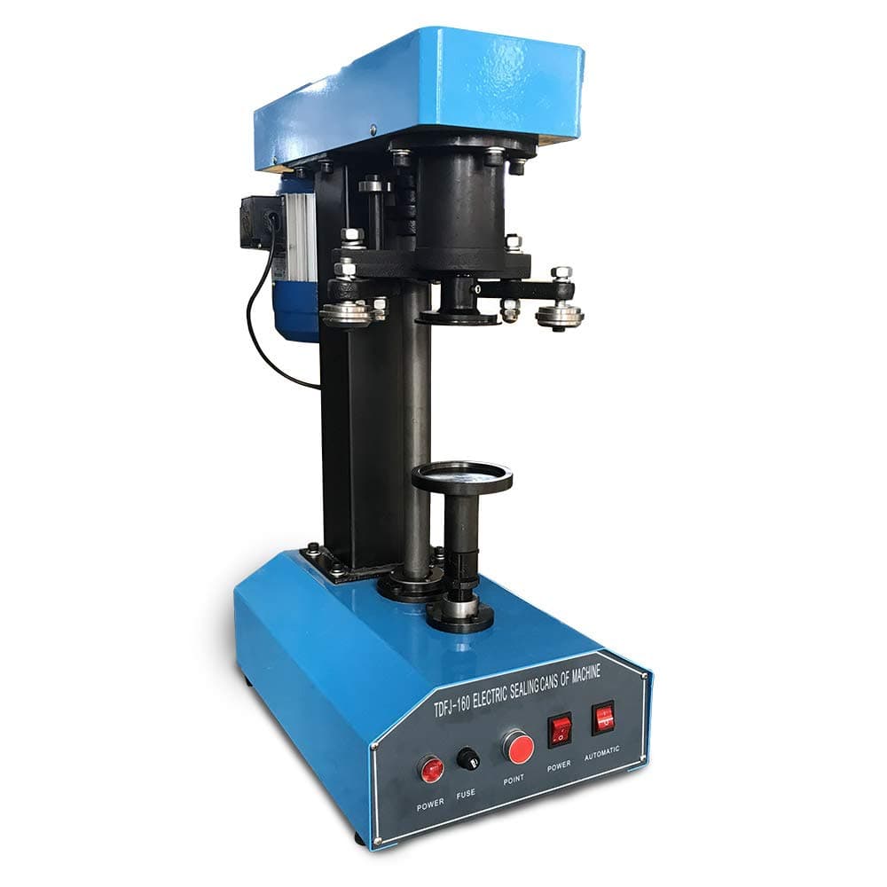 Sumeve Can Sealer 85mm Automatic Tin Sealing Machine 85mm Diameter Mold Tin Can Sealer 110V