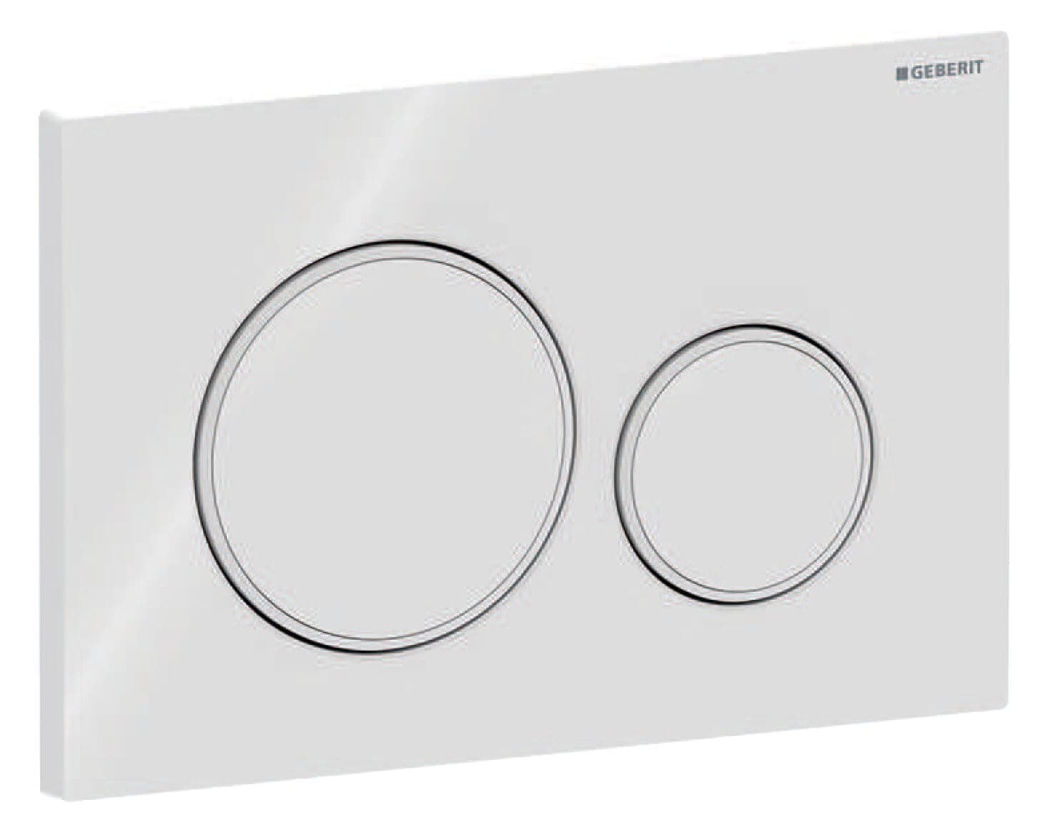 Sigma20 115.882.11.1 Flushing Plate 2 Quantity White Matt 115882111