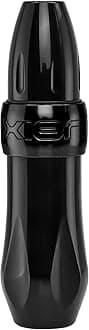 FK Irons - Spektra Xion Rotary Tattoo Machine - Black Stealth - Comfortable & Ergonomic Pen Style with Interchangeable Strokes