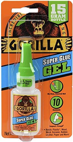 Gorilla Glue Combo Pack, including; Gorilla 4500104 Clear Glue 1.75 Oz., Clear & Gorilla Super Glue Gel, 15g