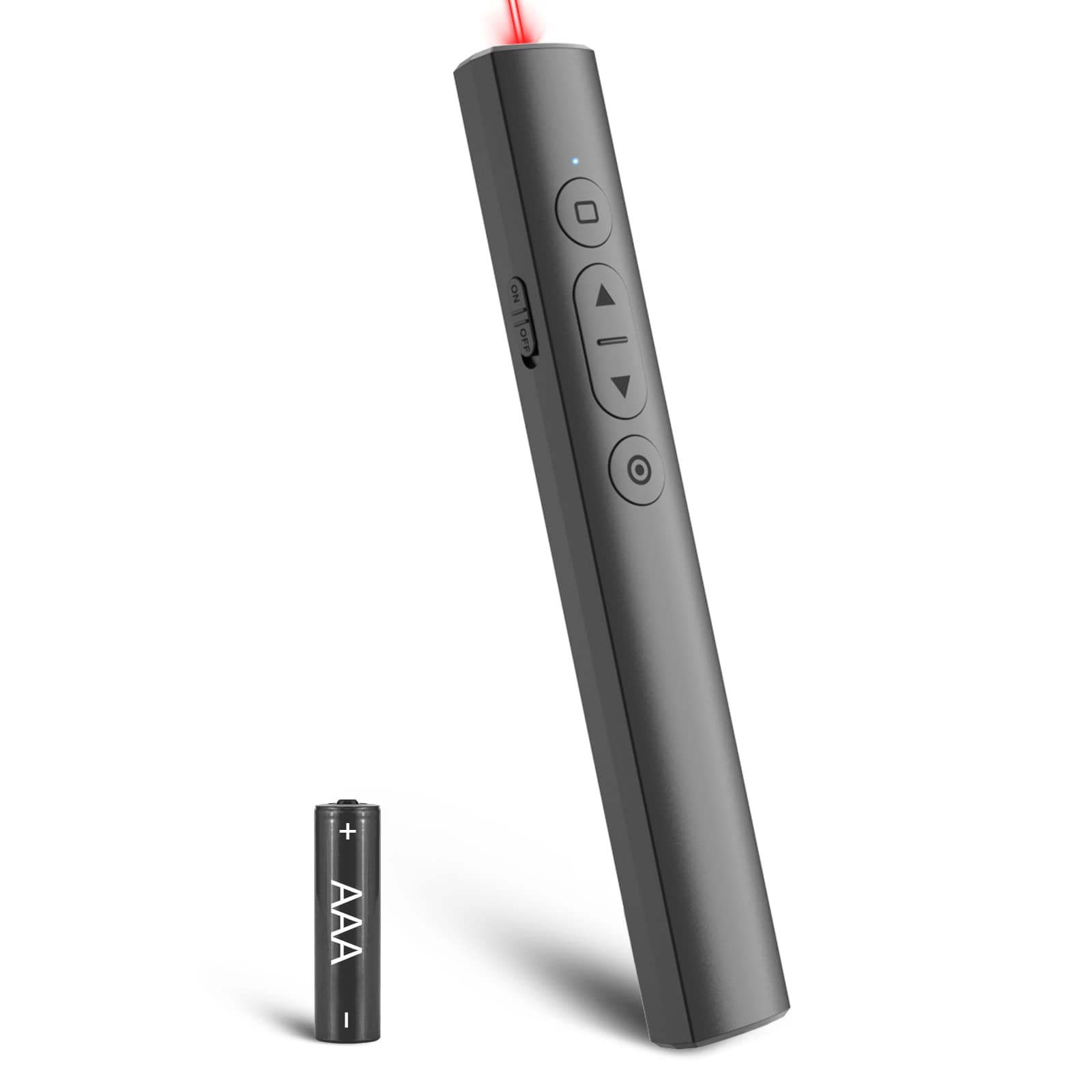 Wireless Powerpoint Remote Presentation Clicker - For Presentations, With Laser Pointer, Presenter Slide Mac, Computer, Laptop