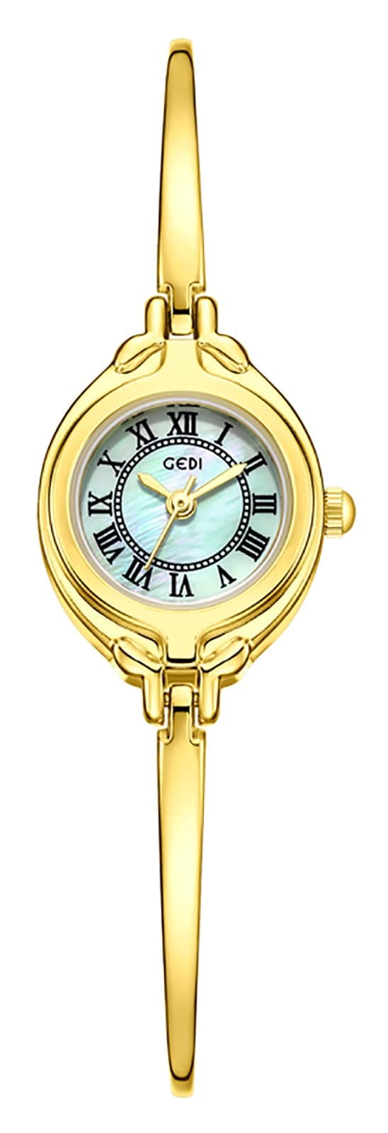 Gosasa Classic Vintage Bangle-Style Women's Watch with Small Dial and Thin Strap Elegant Dress Analog Ladies Wristwatch Fashion Waterproof Quartz Women Watch