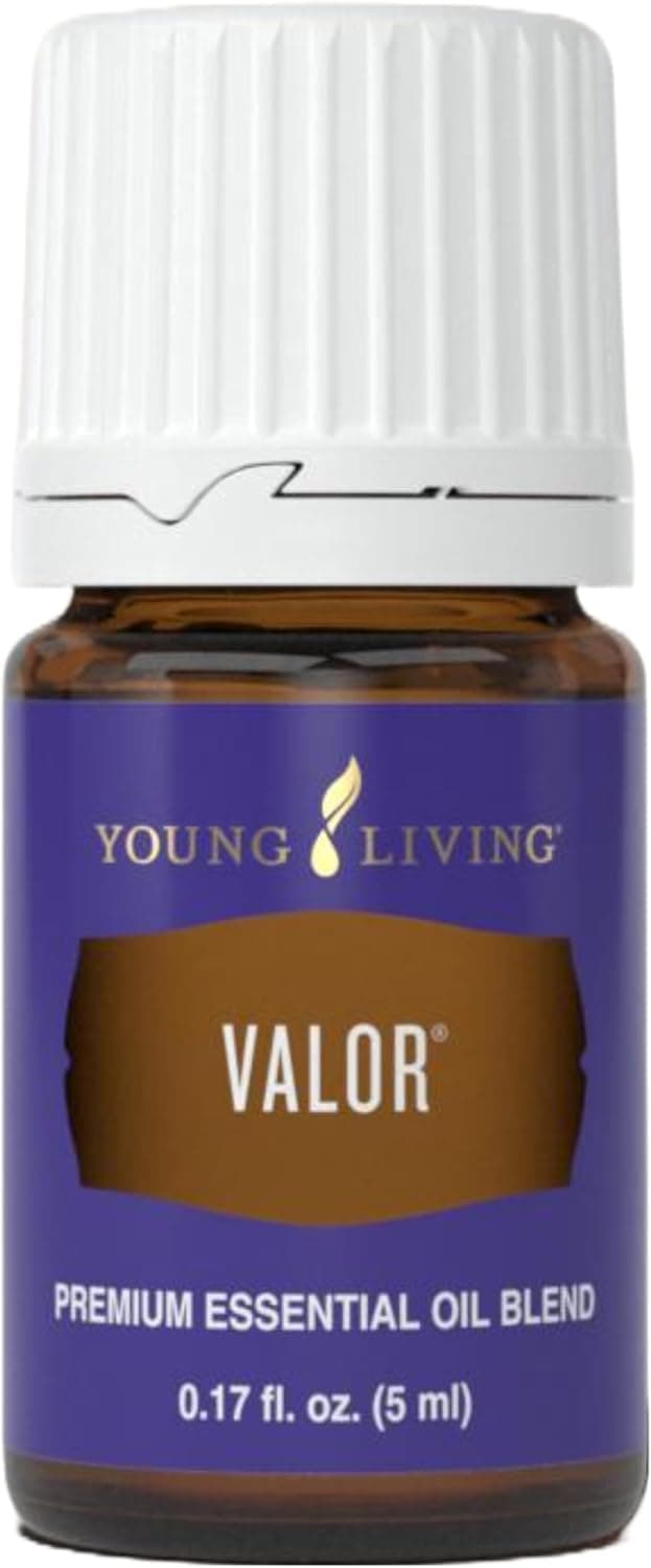 Valor Essential Oil - Empowering Blend with a Harmonious Blend of Black Spruce, Blue Tansy, Camphor Wood, Geranium, and Frankincense - 5ml Bottle for Courage and Confidence