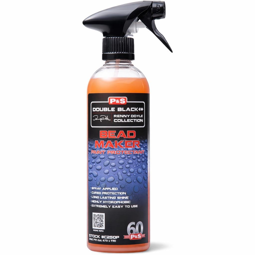 P & S PROFESSIONAL DETAIL PRODUCTS - Bead Maker - Paint Protectant & Sealant, Easy Spray & Wipe Application, Cured Protection, Long Lasting Gloss Enhancement, Hydrophobic Finish, Great Scent (1 Pint)
