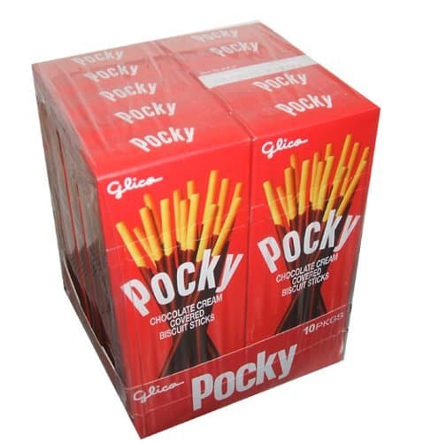 Pocky Chocolate Cream Covered Biscuit Sticks10 pak