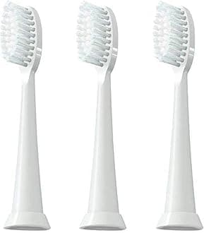 Sonic Toothbrush Replacement Heads - 3 Pack (Super Nova White)
