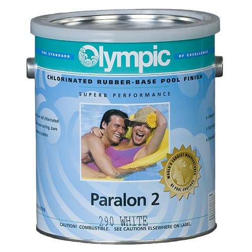 Kelley Technical Coating 290-GL Olympic Paralon 2 Chlorinated Rubber Base Enamel Gallon44; White