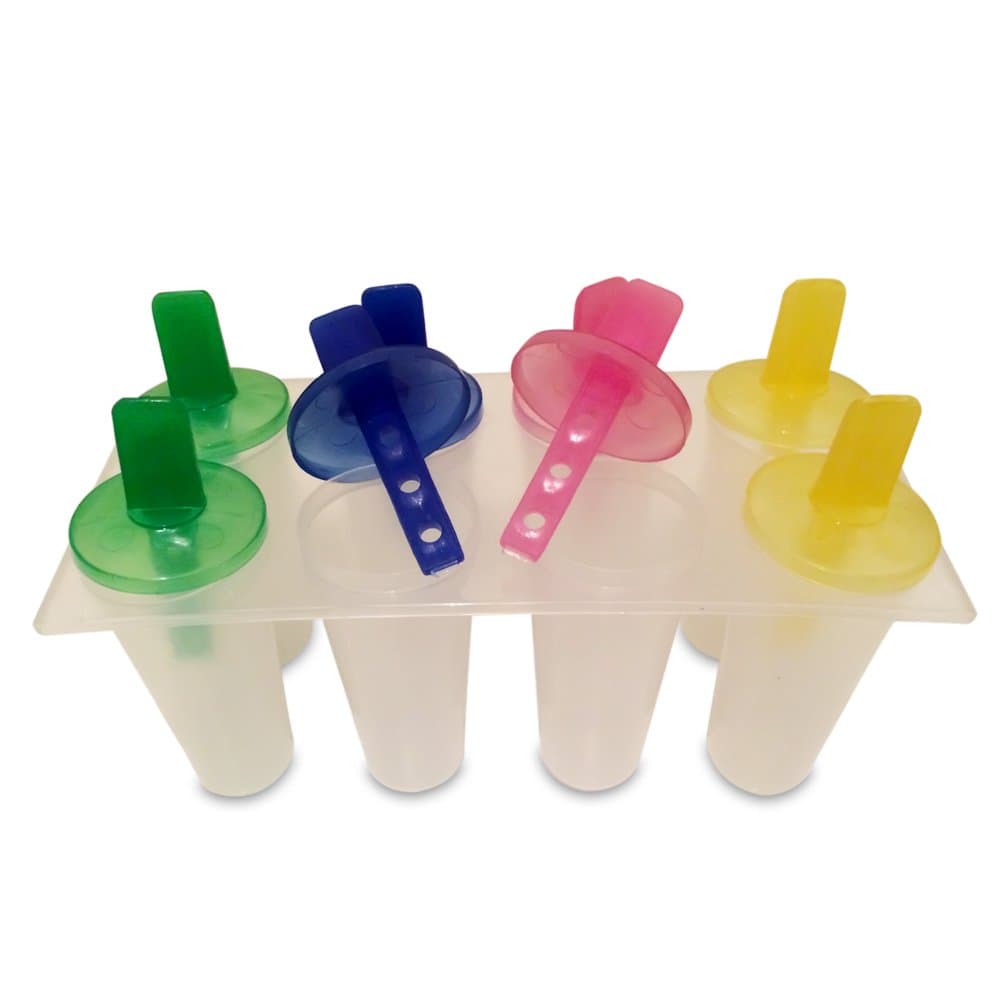 Multi-colored Ice Pop Molds, Set of 8