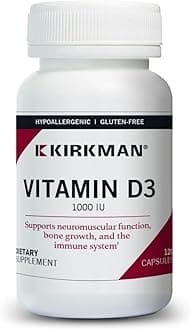 Vitamin D-3 1000 IU - Hypoallergenic, 120 capsules