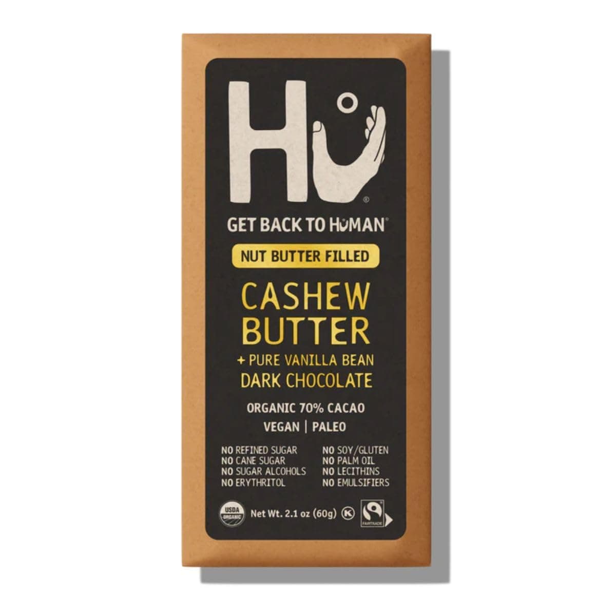 KITCHEN Cashew Vanilla Chocolate Bar, 2.1 OZ