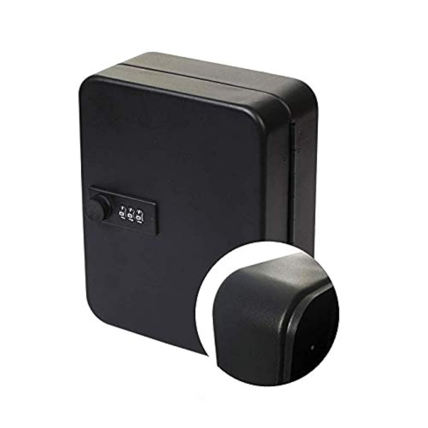 Steel Key Cabinet Security Box Wall Mount with Combination Lock and Radom Color Key Tags-Holds 24 Keys