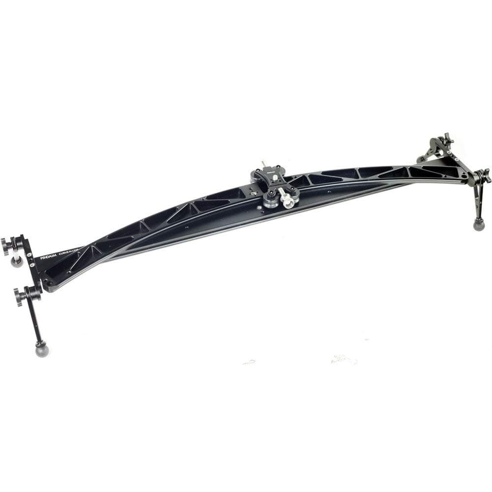 PROAIM 4ft / 48" Curve-N-Line Camera Video Slider. 360° Rotating Legs. Payload up to 25kg / 55lb. (SL-CNL-4)