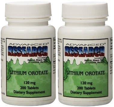 Dr. Hans Nieper Lithium Orotate Tablets (200x2) by NCI Advanced Research