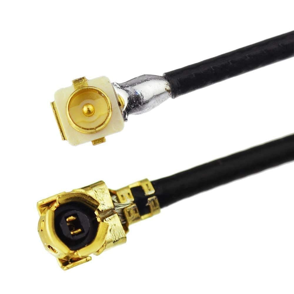 Superbat U.FL Cable 10cm/3.9" IPX (IPEX/UFL) Female to IPX (IPEX/UFL) Male RF Pigtail Cable 1.37mm Low-Loss U.FL Extension Cable Pack of 2