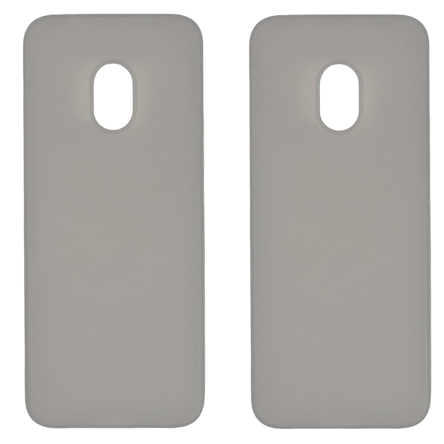 ZAOMA Thermoplastic Polyurethane Back Cover Case Compatible For Nokia 235 4G 2024 Ds-Model No. : Ta-1616-(Pack Of 2) (Nk2354GFrosted),Grey