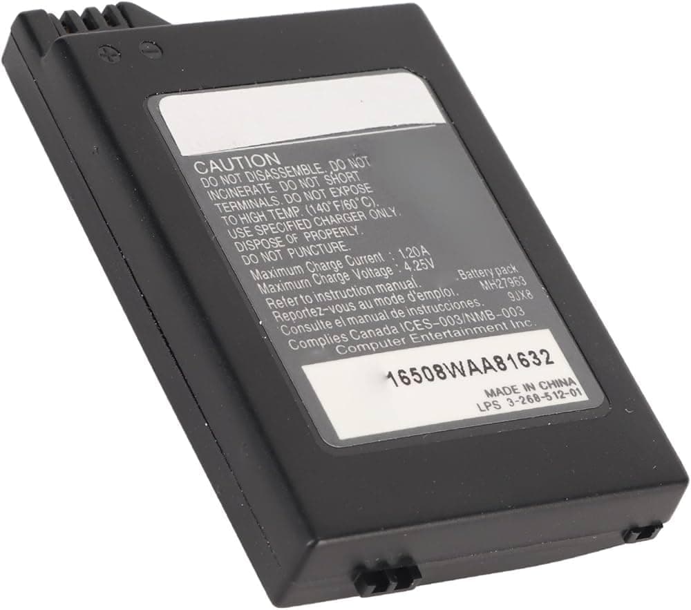 GENERIC PSP Console Battery Series 3.6 V 1200 mAh PSP-S110 Compatible with PSP Slim Portable PlayStation PSP-2000, PSP-2001, PSP-3000, PSP-3001, PSP-3002, PSP-3004