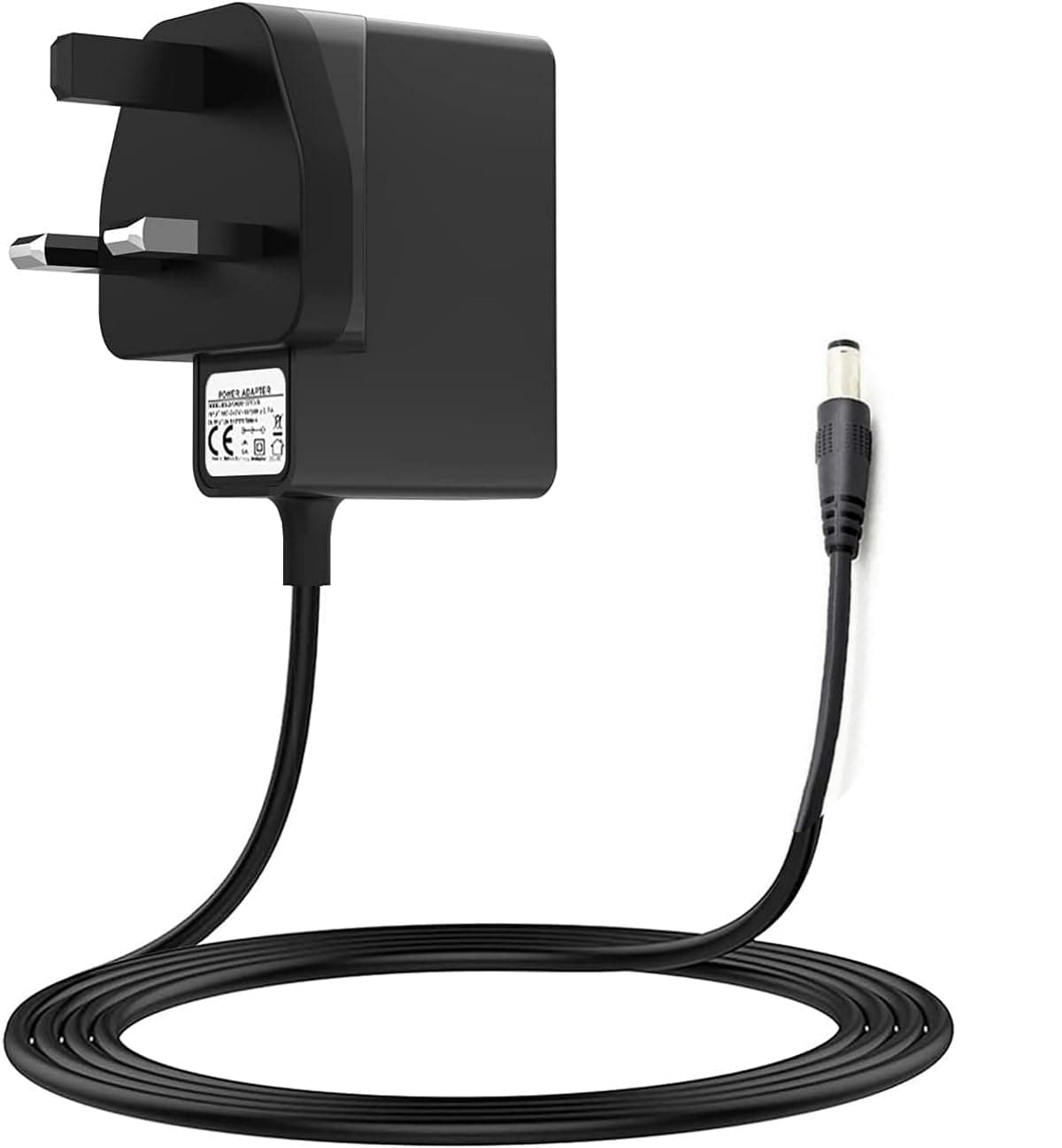 Melfi™ 5V 2A AC/DC Adapter 100-240V UK Plug Switching Power Supply Adapter Charger for LED Strip Lights/CCTV Camera etc