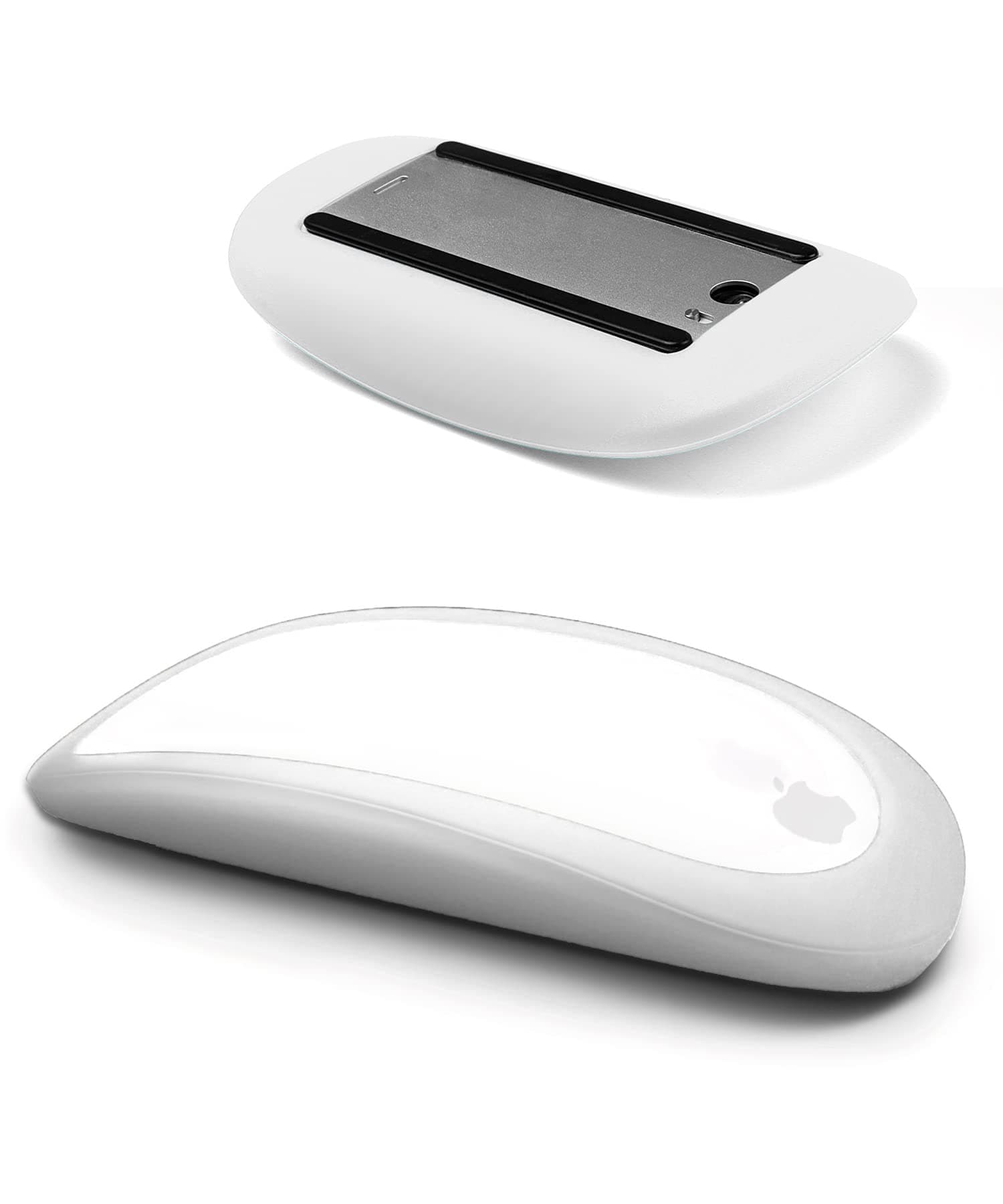 Mouse Silicone Case, for Apple Magic Mouse 1&2, Drop Proof, Dust Proof, Ultra Thin Cover (White)
