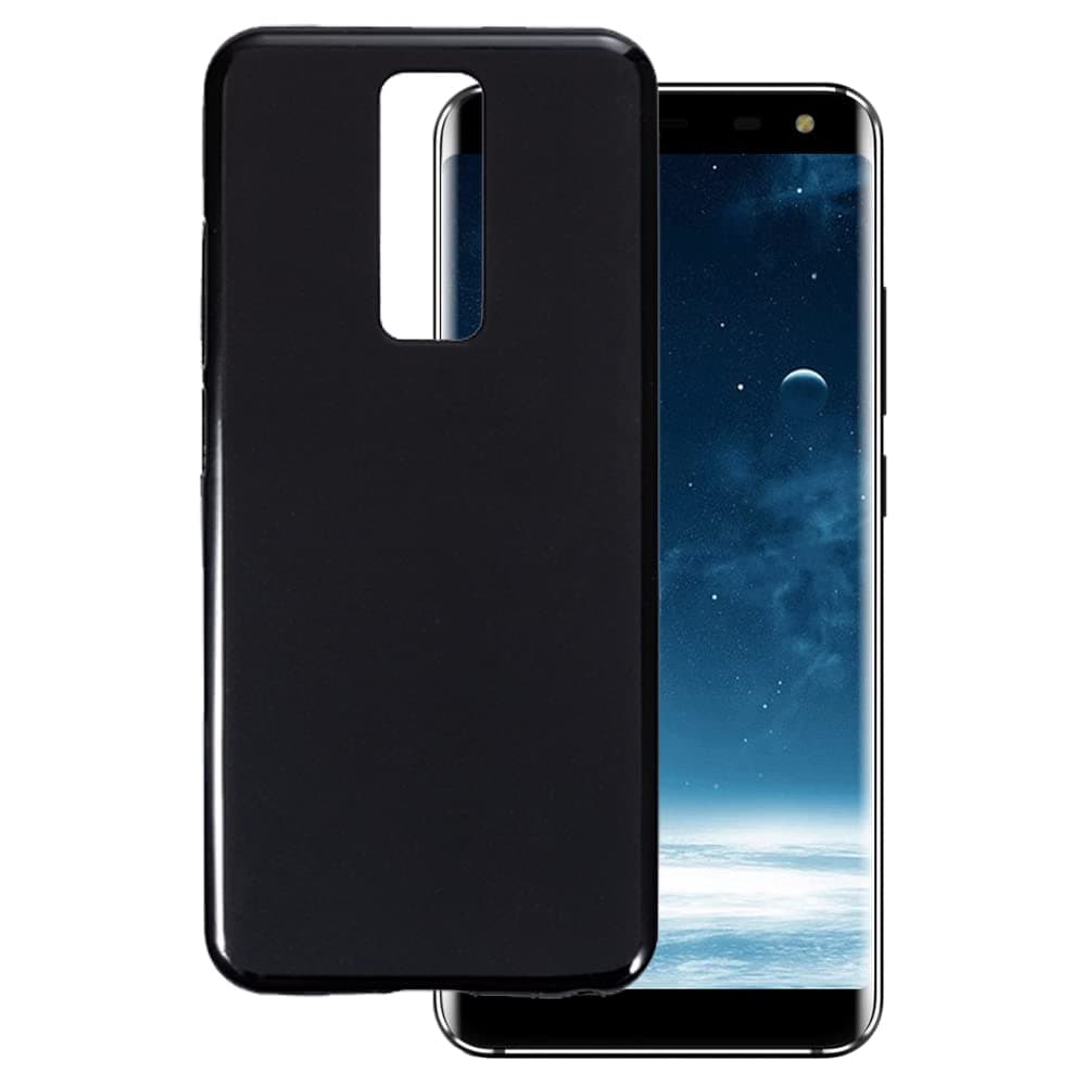 for Leagoo S8 Ultra Thin Phone Case, Gel Pudding Soft Silicone Phone Case for Leagoo S8 5.72 inches (Black)