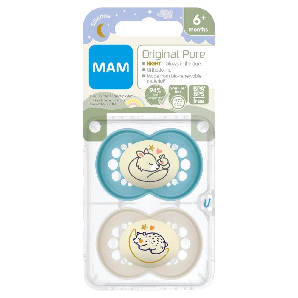 MAM Original Pure 6+ Months, Pack of 2