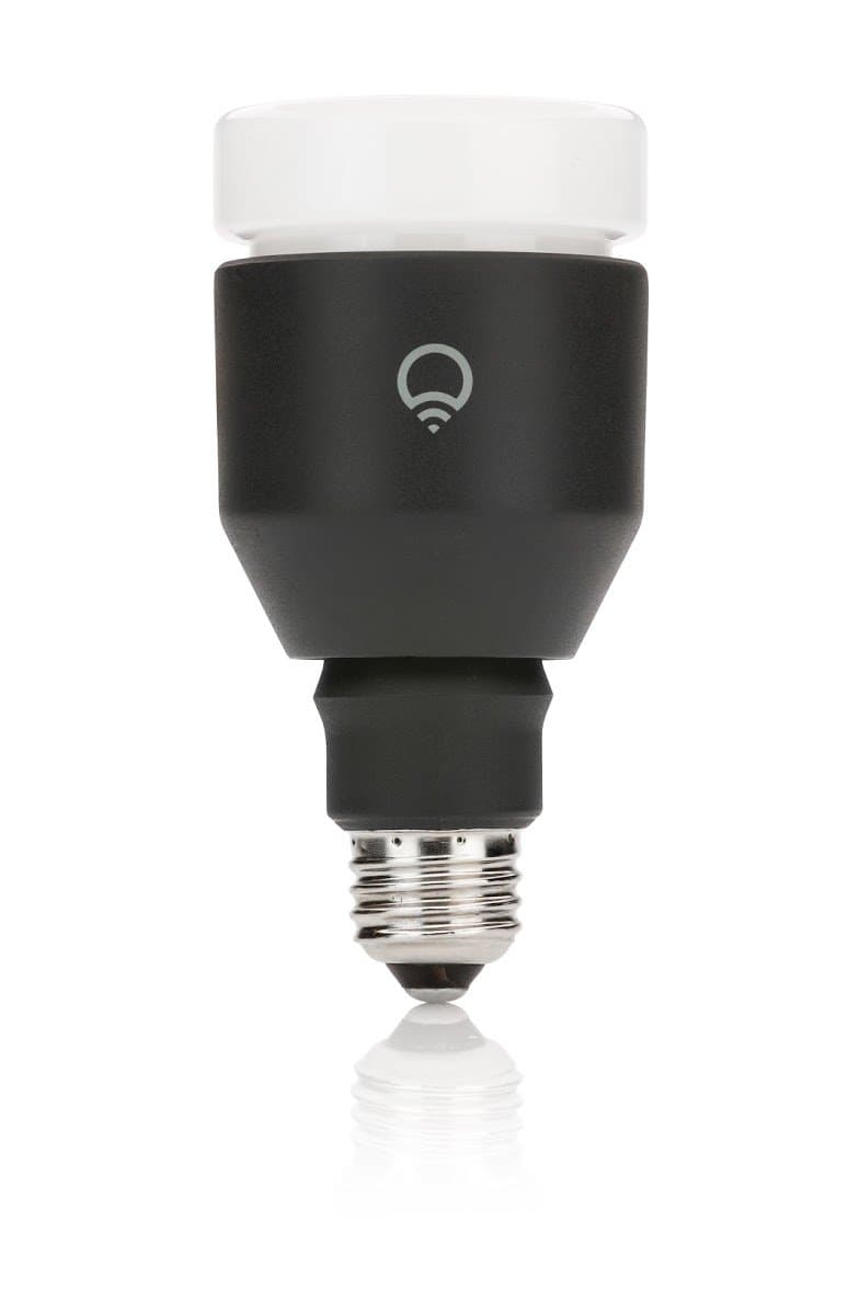 LIFX Original A21 Wi-Fi Smart LED Light Bulb, Multicolor, Adjustable, Dimmable, No Hub Required, Gun Metal Grey, Compatible with Alexa