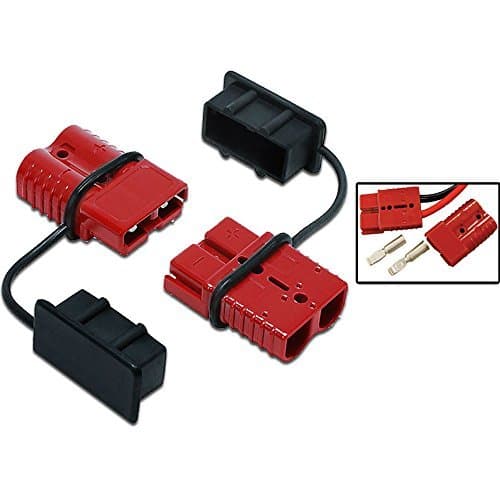 Tuff Stuff Overland Electric Winch Quick Connector Plug 2 Gauge Wire Large
