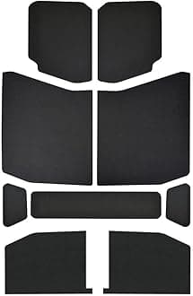 Design Engineering 050168 Boom Mat Black Sound Deadening Headliner Compatible with 4-Door Jeep Wrangler JL (2018-up)