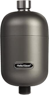 – Hello Klean Shower Filter in Chrome - Filter Unwanted Metals, Chlorine & Impurities Found in Shower Water - Improves Quality of Skin & Hair - Quick Easy Install For In-Line & Electric Shower