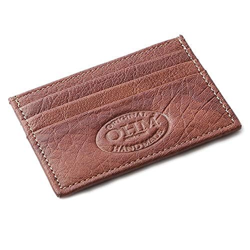 OHM New YorkLeather Card Case in Tan