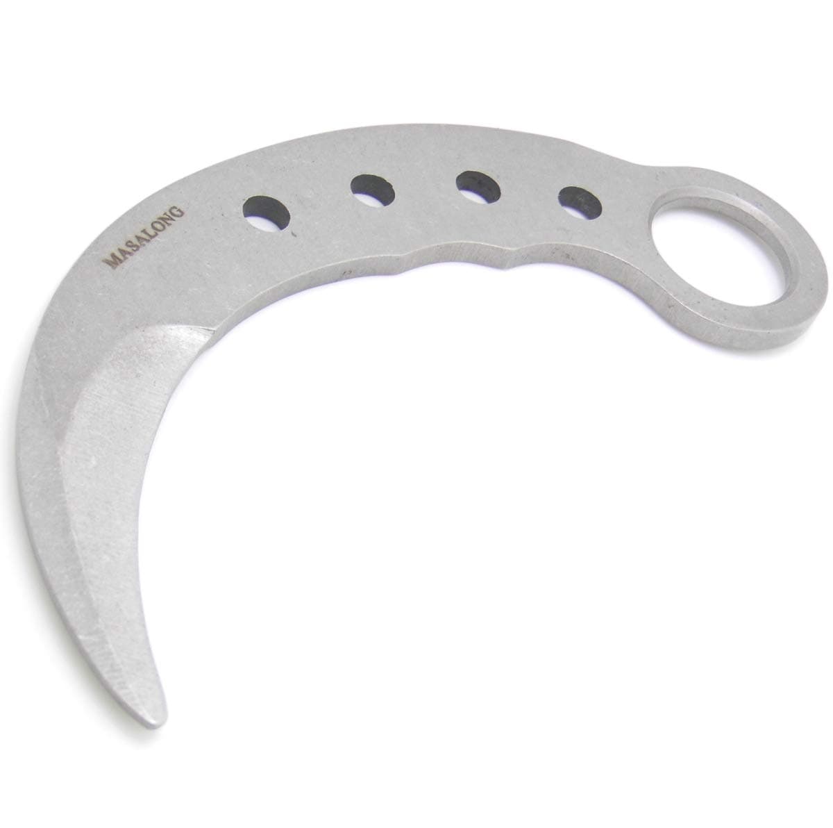 MASALONG Training Unsharpened Knife Karambit Dull Blade Martial arts Knione
