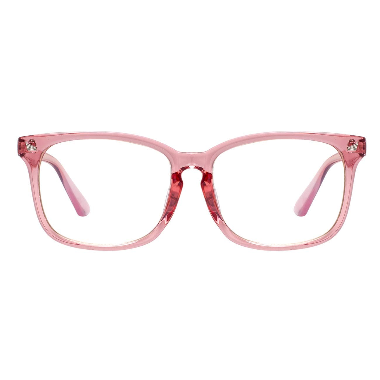 MAXJULI Blue Light Blocking Glasses,Computer Reading/Gaming/TV/Phones Glasses for Women Men(Pink)