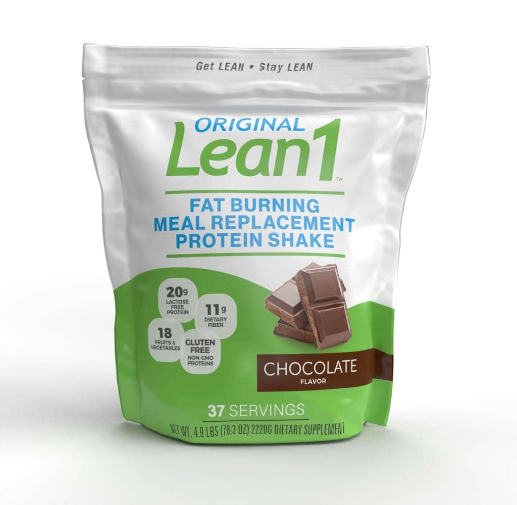 Chocolate, Meal Replacement Protein Shake, 37 Servings in a 5lb Bag
