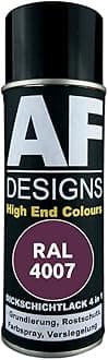 Alex Flittner Designs Rust Protection Paint 4-in-1 RAL 4007 Purple Metal Protective Paint Spray Rust Protection Paint Spray Can
