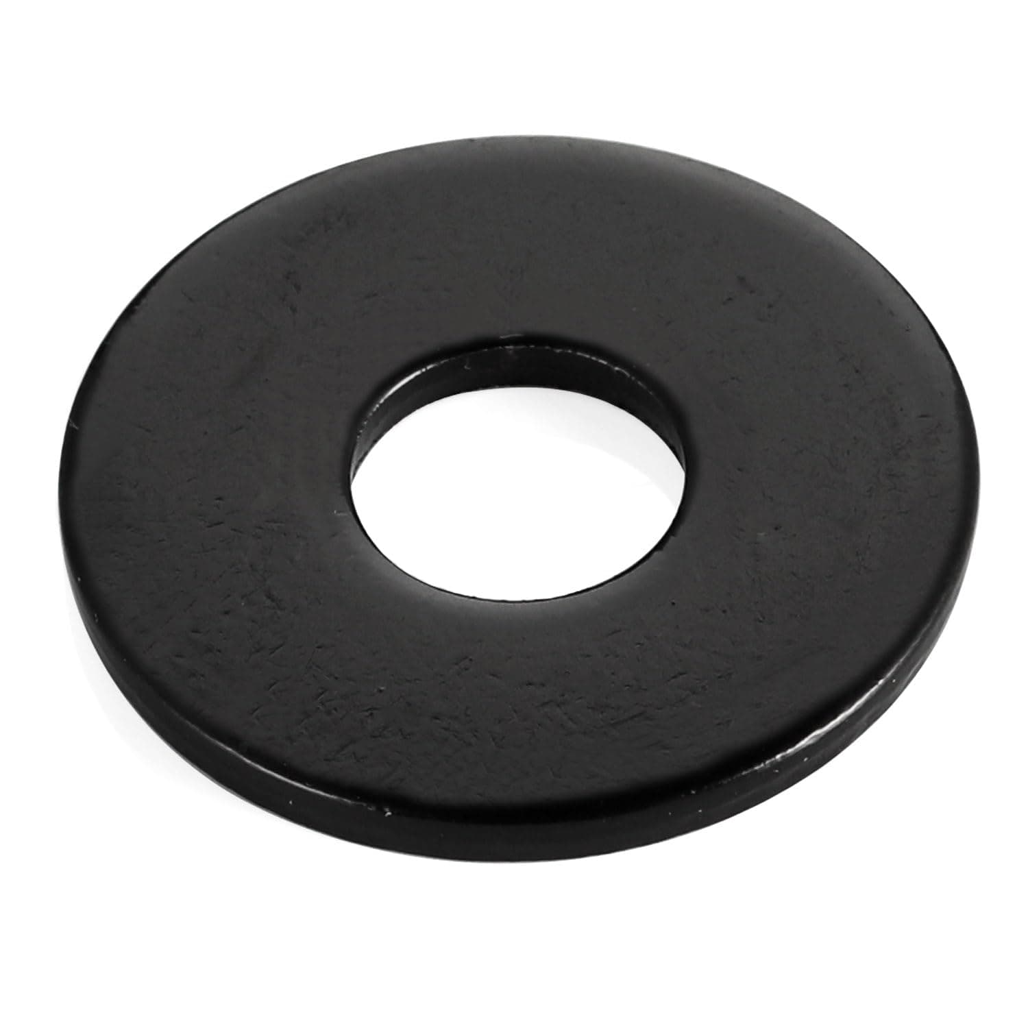 50 PCS M5 Stainless Flat Washers, 14.7mm Outer Diameter, 18-8 (304) Stainless Steel Metal Washers for Screws and Bolts, Black Finish