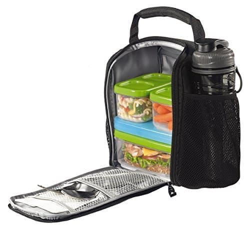 Rubbermaid Lunch Bundle (Includes LunchBlox and Lunch Bag) (Pink)