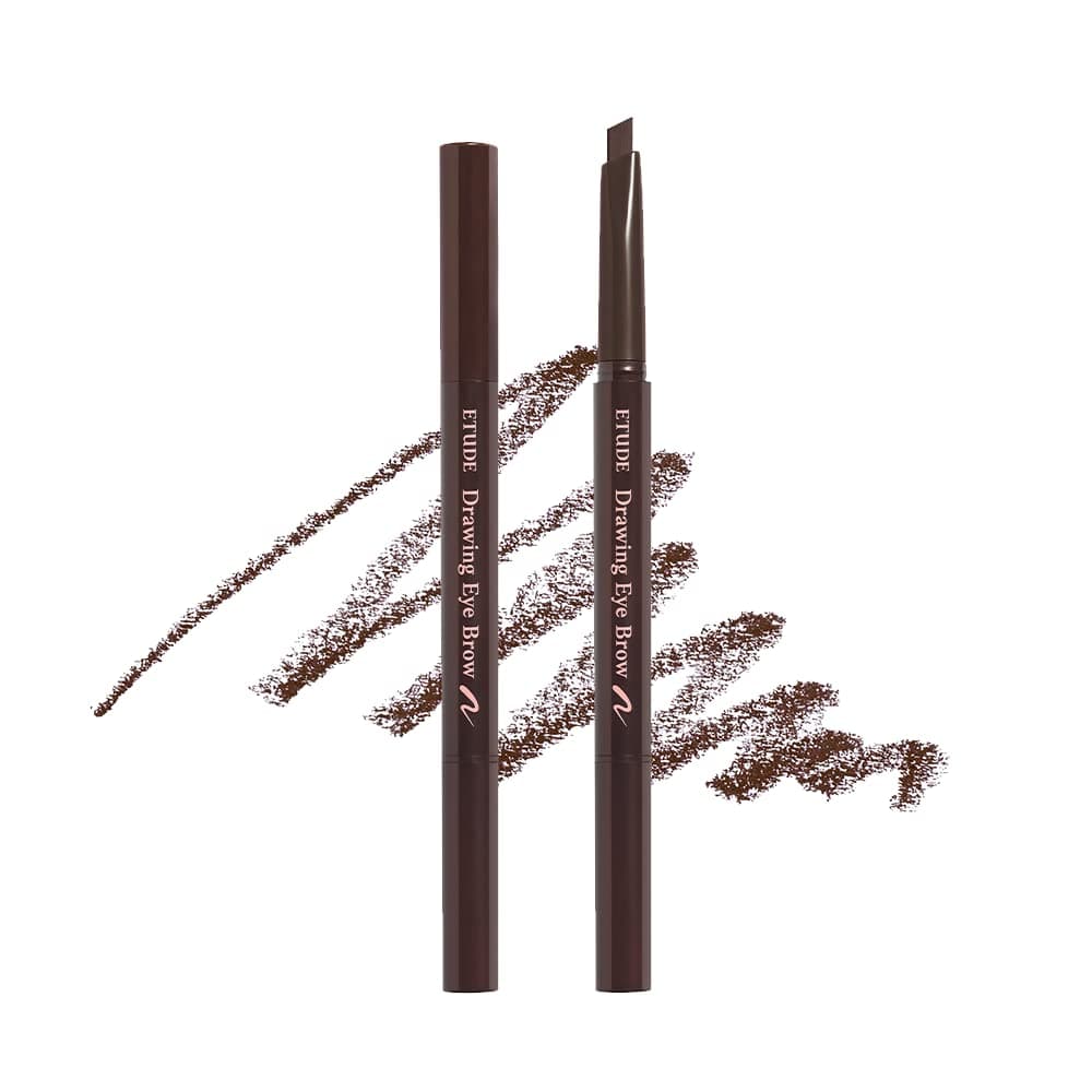 Drawing Eye Brow, Eyebrow Pencil, Microblading, Long Lasting, Soft Textured Natural Daily Look, Korean Makeup, Beauty, Brown (0.008 Ounce)