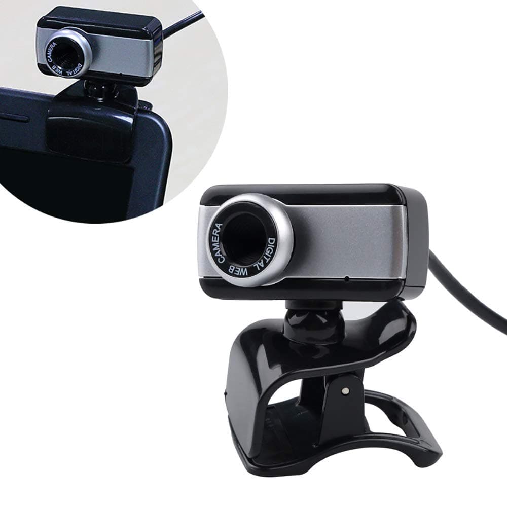 LONGH Webcam With Clip HD Web Cam With Mic Microphone As PC Computer Laptop Desktop 50.0 Mega Pixel USB 2.0 Camera
