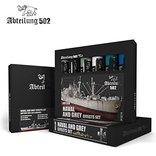 ABTEILUNG 502 Naval & Greys Effects Set, 6 x 20ml