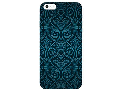 Blue Damask Pattern for iPhone 6 Case by iCandy Products Back Phone Cover