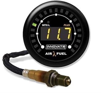 3918 MTX Series MTX-L Plus Wideband Gauge, Black/White, 52mm