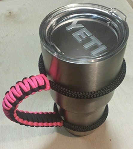 Handle fits Yeti Rambler 30oz. Pink and Black (HANDLE ONLY)