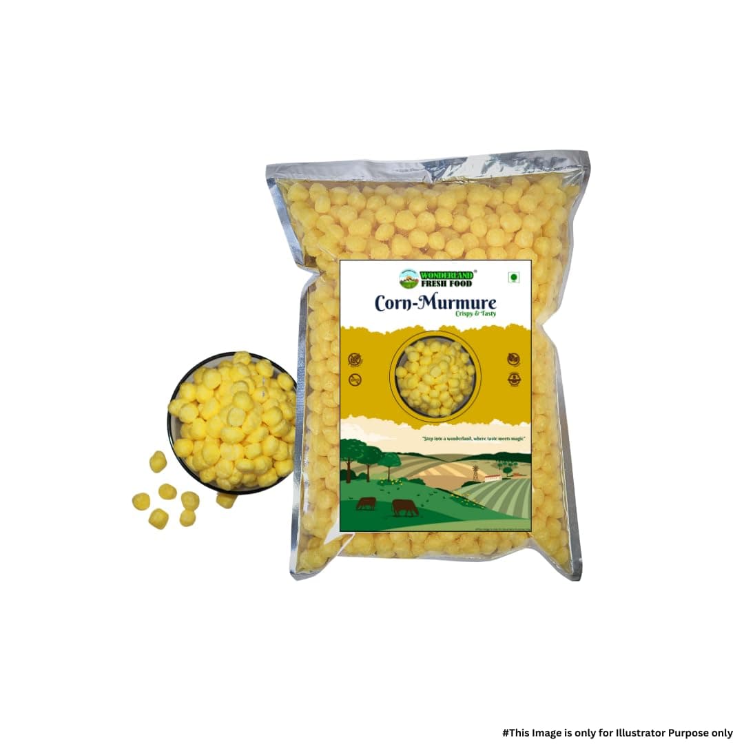 Corn Murmure For Snacks At Home | Instant Snacks To Make | Murmure | Whole Murmura | Puffed Snacks | corn murmura plain | Rosted/Baked Puff For Healthy Breakfast Snack Food (Corn Murmura 200 Gm)