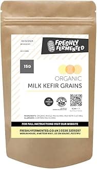 Freshly Fermented - Certified Organic Milk Kefir Grains (15g)