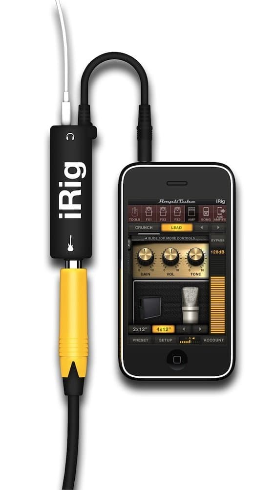 AmpliTube iRig Guitar Tone on your iPhone