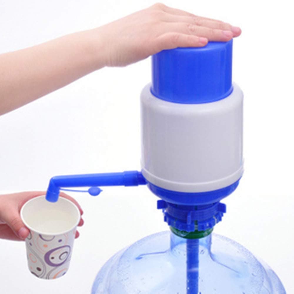 Amazing Plastic Easy Manual Hand Press 5 Gallon Drinking Water Bottle Bottled Dispenser Pump Home Office School Travel Accessories