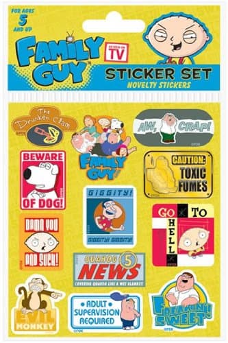 SS0065 Family Guy Sticker set 1