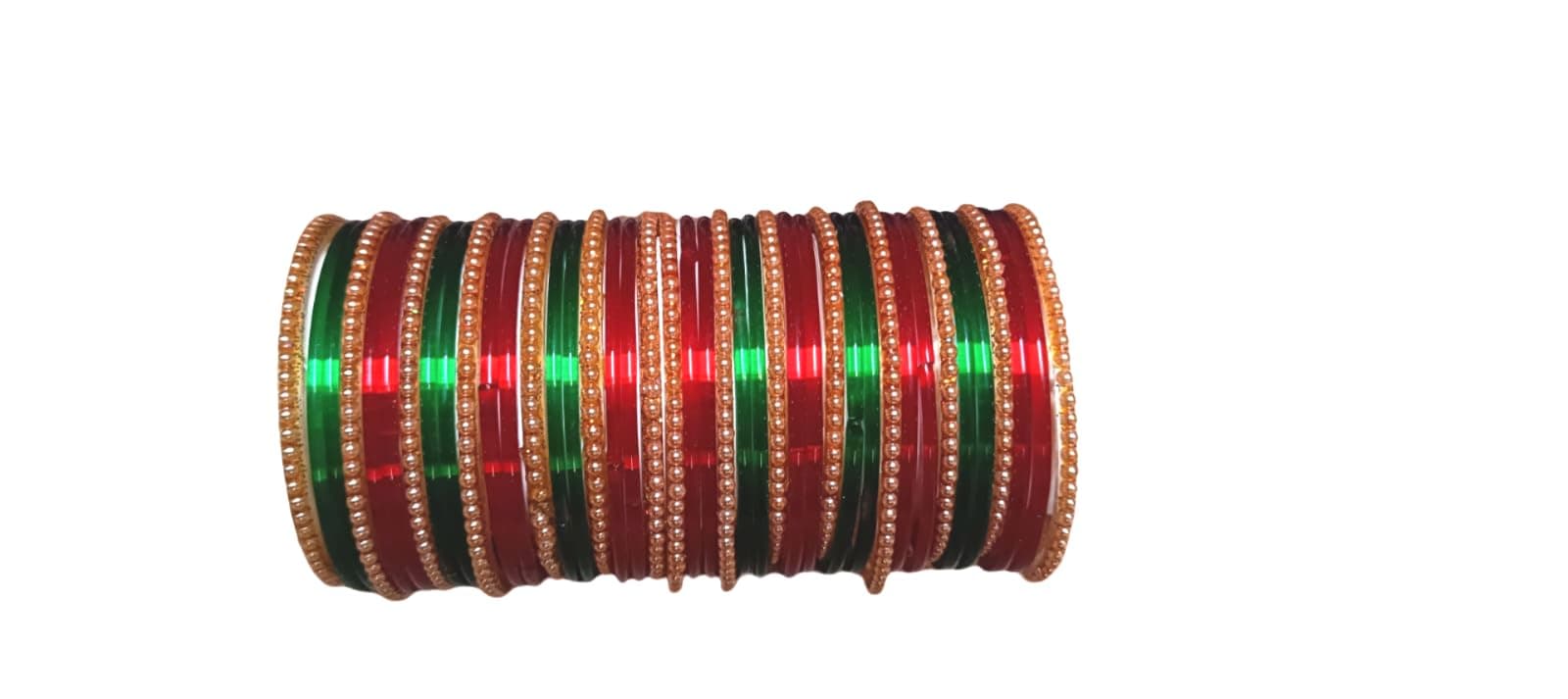 Shuhag glass bangles set
